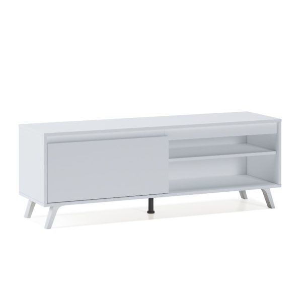 B TV BARCELONA 140 BR Base de TV Barcelona Branco 140cm